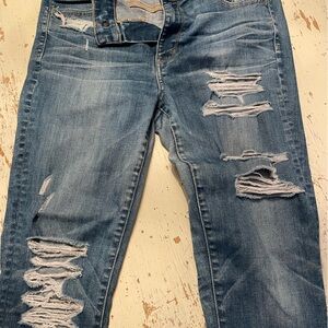 American Eagle Distressed Jeans, Size 10